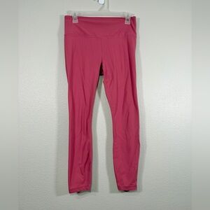 Athleta Leggings Pants Capri Mid Calf Pink Rose Athletic Workout Gym Women Med